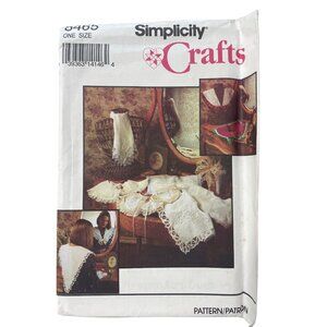 Simplicity Crafts Pattern 8465 One Size Misses Collars Includes Transfers UNCUT
